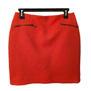 NWT NAF NAF textured mini pencil skirt - 6.        J65